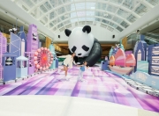 新港城中心 MOST-Venturous 熊猫游·蓄势待发!巨型充气熊猫首度登港